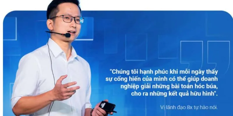 CEO Tuấn Minh trong một sự kiện cá cược quốc tế.